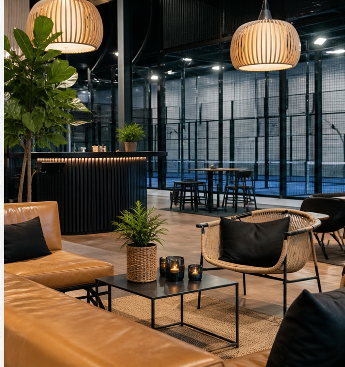 Padelcenter Grønnely miljøbillede